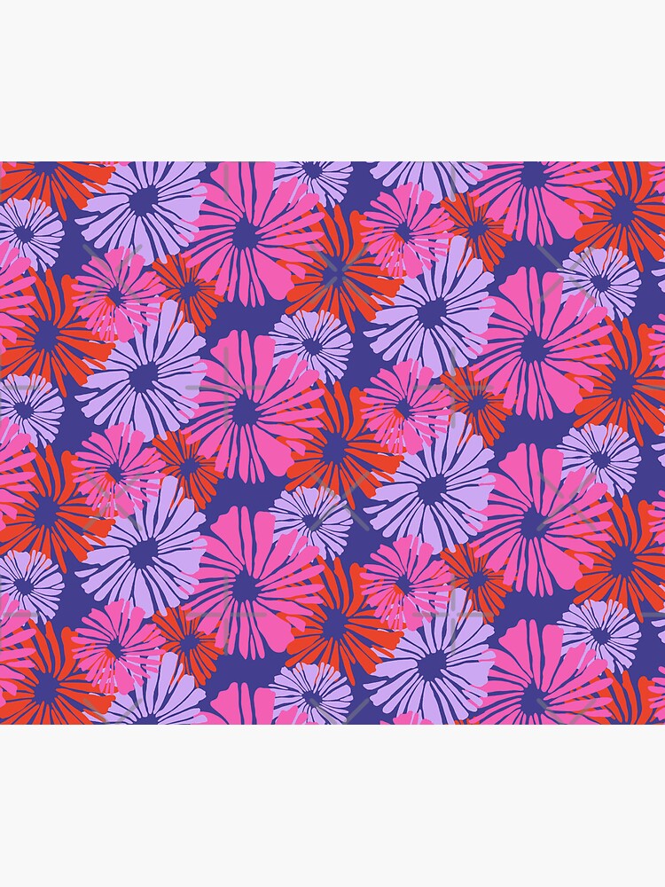 Thumbnail 5 of 5, Mouse Pad, Funky Flowers Pattern designed and sold by erinncapko.