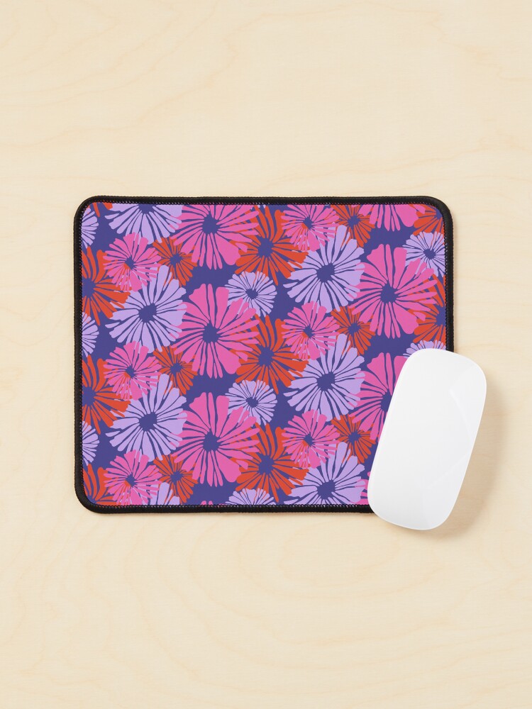 Thumbnail 1 of 5, Mouse Pad, Funky Flowers Pattern designed and sold by erinncapko.