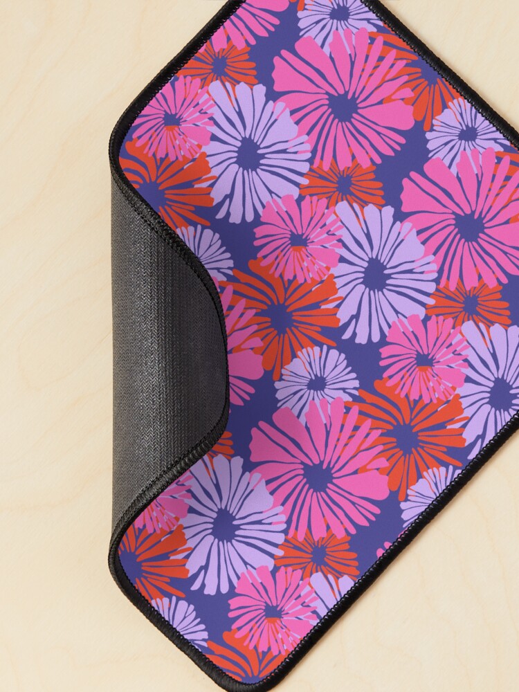 Thumbnail 2 of 5, Mouse Pad, Funky Flowers Pattern designed and sold by erinncapko.