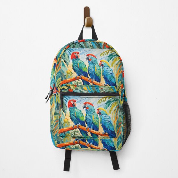 Item preview, Stunning colourful macaw macaws in the jungle parrots designed and sold by Coolparrotgirl.