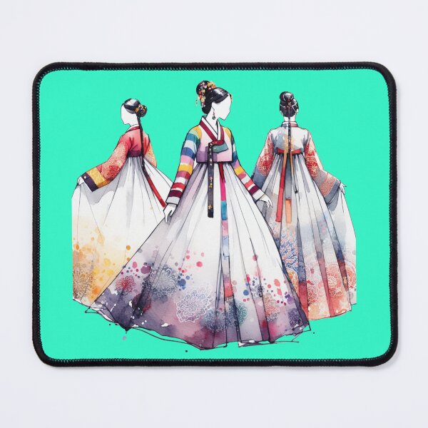 Item preview, Korean Traditional Hanbok Sketch Design ,   designed and sold by PaintMeWorld.