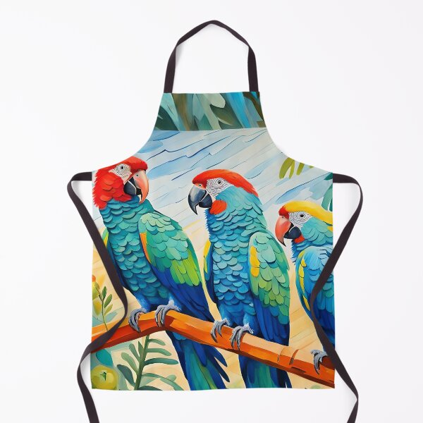 Item preview, Stunning colourful macaw macaws in the jungle parrots designed and sold by Coolparrotgirl.