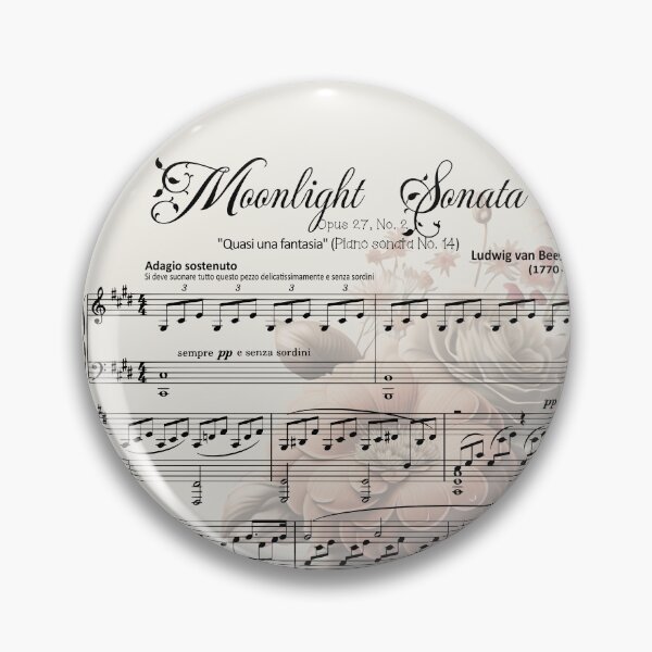 Item preview, Moonlight Sonata, Beethoven designed and sold by i-cottagedesign.