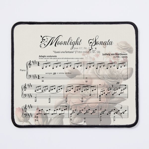 Item preview, Moonlight Sonata, Beethoven designed and sold by i-cottagedesign.