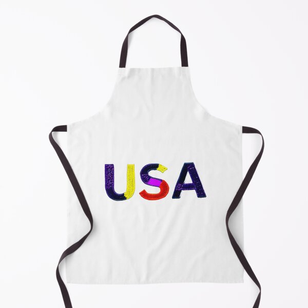 Item preview, letter USA, monogram. typography collage. ABC art. gift designed and sold by Minibubb.