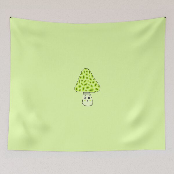 Item preview, Avocado green morel mushroom designed and sold by blackygoldcat.