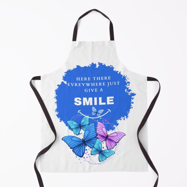 Item preview, here there everywhere just give a smile blue color designed and sold by lorand-designs.