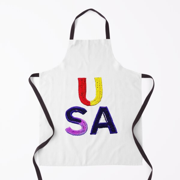 Item preview, letter USA, monogram. typography collage. ABC art. gift designed and sold by Minibubb.