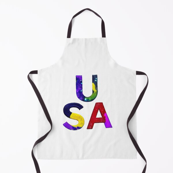 Item preview, letter USA, monogram. typography collage. ABC art. gift designed and sold by Minibubb.