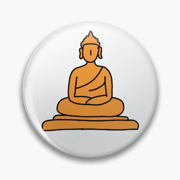 Item preview, Budhha minimalist icon design designed and sold by Artkitokri.