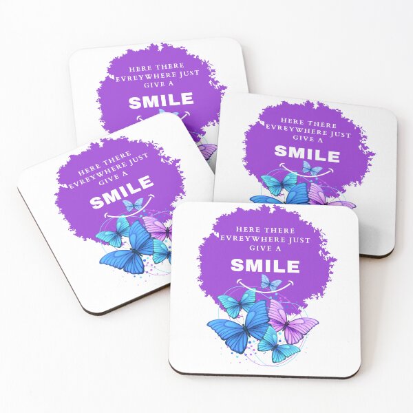 Item preview, there everywhere just give a smile purple color designed and sold by lorand-designs.