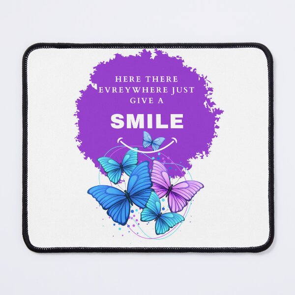 Item preview, there everywhere just give a smile purple color designed and sold by lorand-designs.