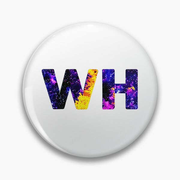 Item preview, letter WH, monogram. typography collage. ABC art. gift designed and sold by Minibubb.