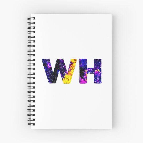 Item preview, letter WH, monogram. typography collage. ABC art. gift designed and sold by Minibubb.