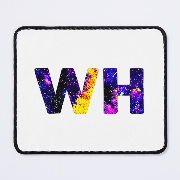 Item preview, letter WH, monogram. typography collage. ABC art. gift designed and sold by Minibubb.