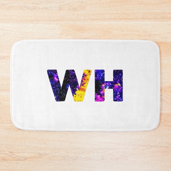 Item preview, letter WH, monogram. typography collage. ABC art. gift designed and sold by Minibubb.