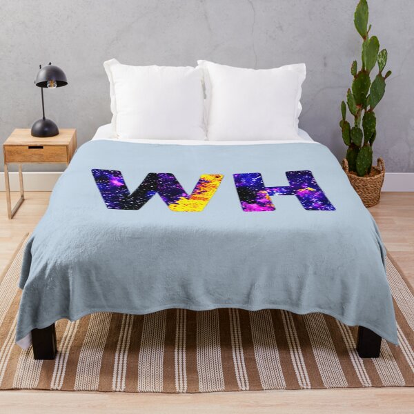 Item preview, letter WH, monogram. typography collage. ABC art. gift designed and sold by Minibubb.