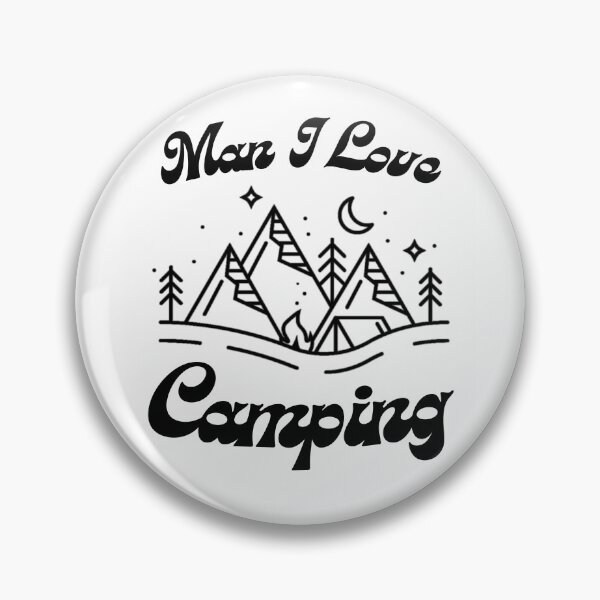 Item preview, Man I Love Camping Design designed and sold by CarefulCreation.