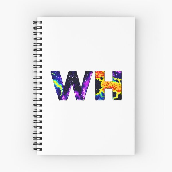 Item preview, letter WH, monogram. typography collage. ABC art. gift designed and sold by Minibubb.