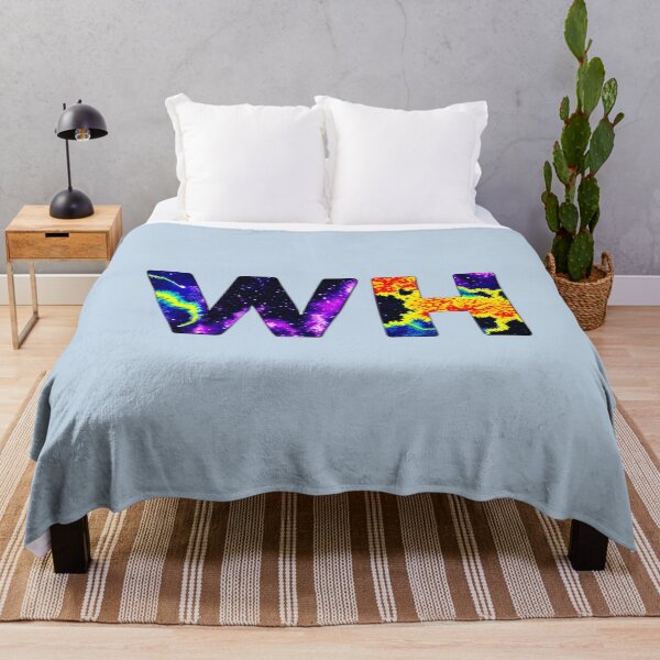 Item preview, letter WH, monogram. typography collage. ABC art. gift designed and sold by Minibubb.