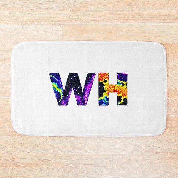 Item preview, letter WH, monogram. typography collage. ABC art. gift designed and sold by Minibubb.
