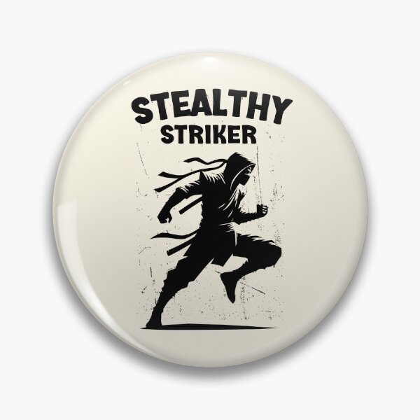 Item preview, Stealthy Striker: The Silent Shadow (Ninja Design) designed and sold by SesameTees.