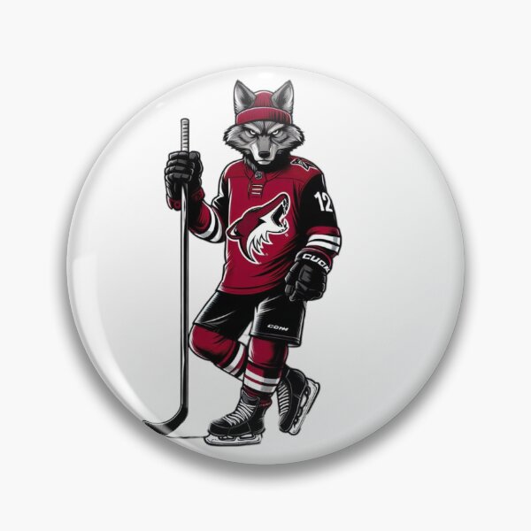 Item preview, Coyote Wearing an Arizona Coyotes Hockey Jersey designed and sold by darprince.