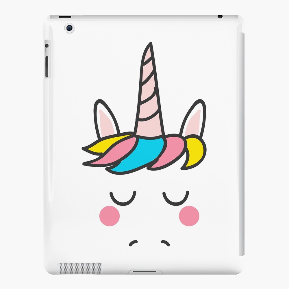 "unicorn kawaii" iPad Case & Skin by BalloonLand | Redbubble