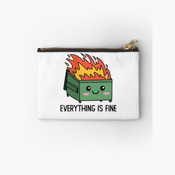 Item preview, Everything Is Fine Dumpster Fire  designed and sold by DetourShirts.
