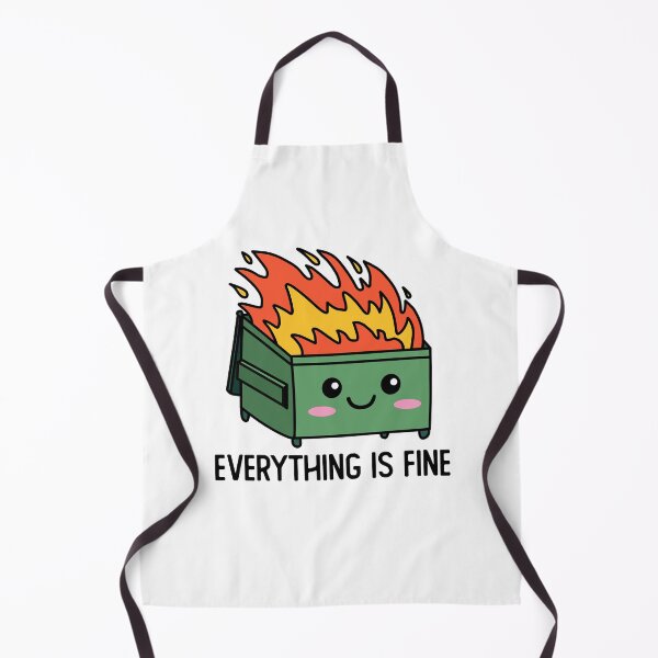 Item preview, Everything Is Fine Dumpster Fire designed and sold by DetourShirts.