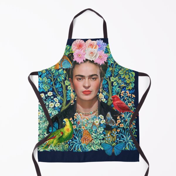 Item preview, Frida Kahlo  portrait  Flowers colorful  pattern  designed and sold by TeeARTHY.