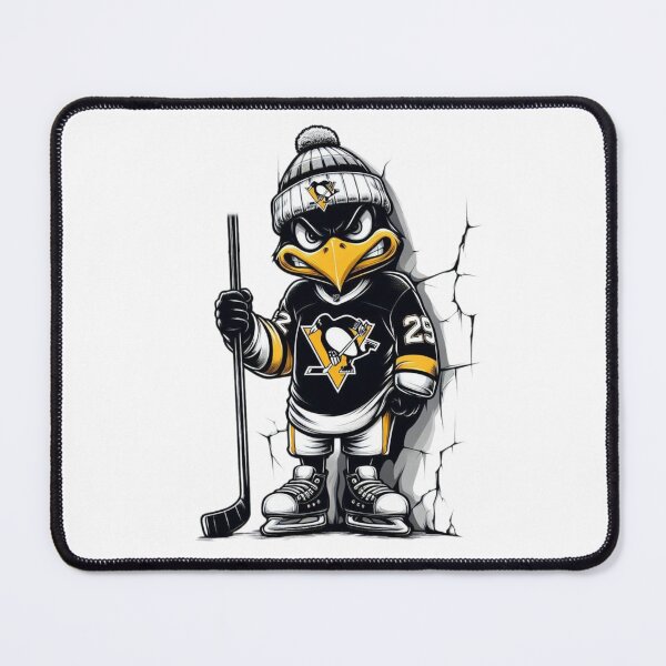 Artikelvorschau, Penguin Wearing a Pittsburgh Penguins Hockey Jersey entworfen und verkauft von darprince.