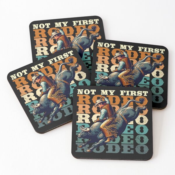 Item preview, Not My First Rodeo Vintage Bull Rider designed and sold by DetourShirts.