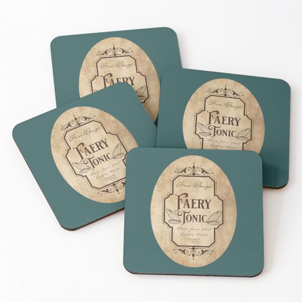 Item preview, Faery Tonic Antique Vintage Potion Bottle Label designed and sold by Menagerie of Magick.