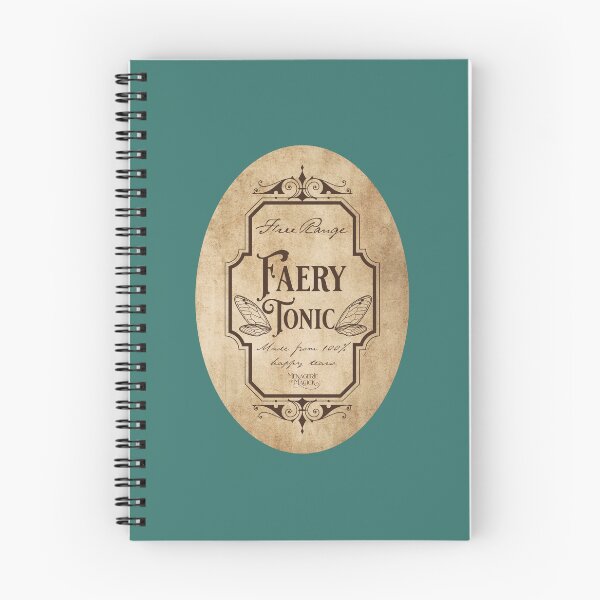 Item preview, Faery Tonic Antique Vintage Potion Bottle Label designed and sold by Menagerie of Magick.