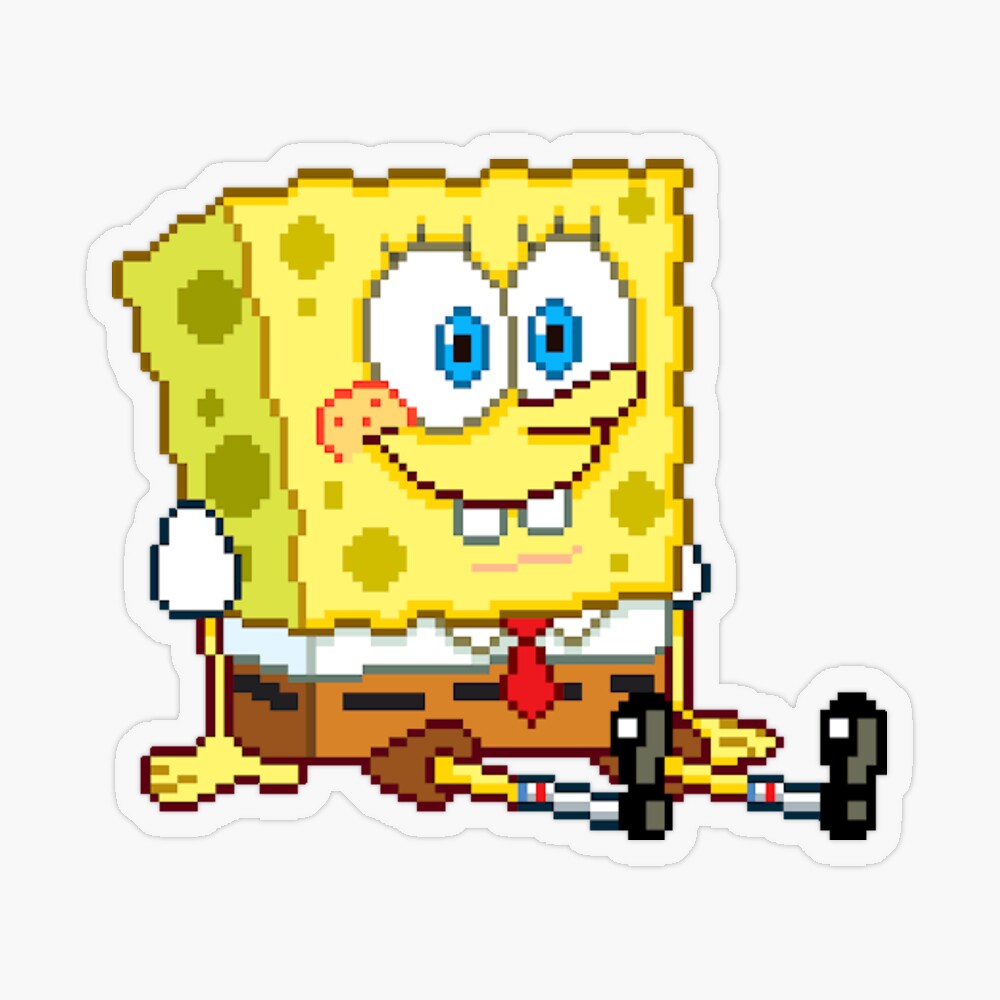 Spongebob Pixel Velkommen Til Club Hama HAMA | Diy Perler Beads,