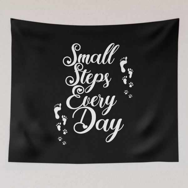 Item preview, small steps every day motivation quotes for days designed and sold by sami david ⭐⭐⭐⭐⭐.