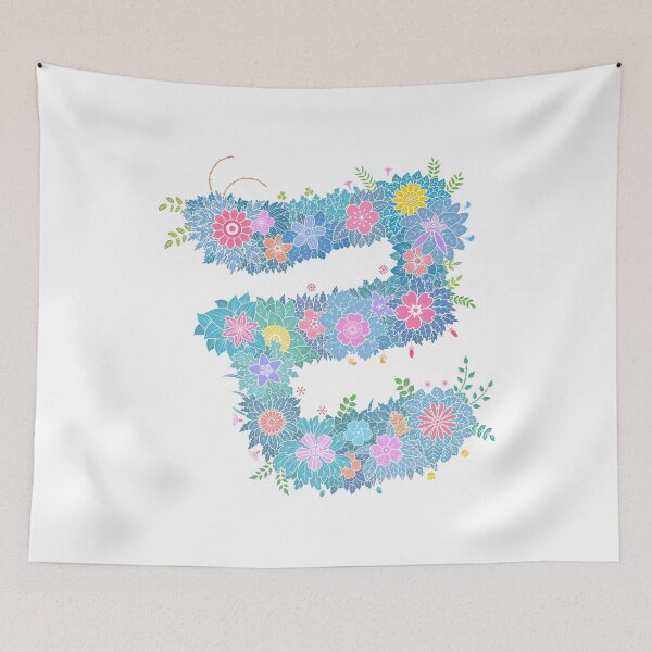Item preview, Floral Letter "ㄹ" WeArePrettierThanFlowers designed and sold by birthflower.