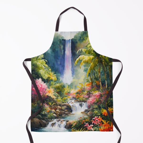 Item preview, waterfall in the jungle designed and sold by soulfulpalette.