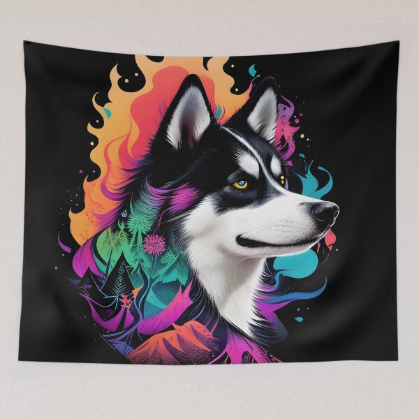 Item preview, Dog  vectorart tshirt design printready graffitistyle designed and sold by rodoxyes.