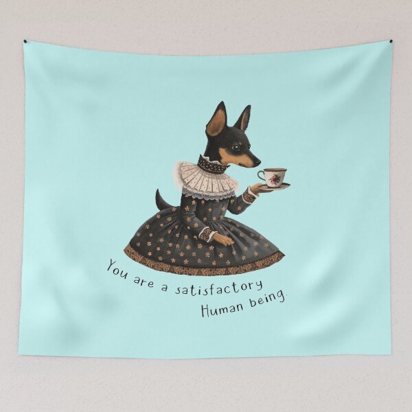 Item preview, Satisfactory Human Being Lancashire Heeler designed and sold by UpsidedownFrog.