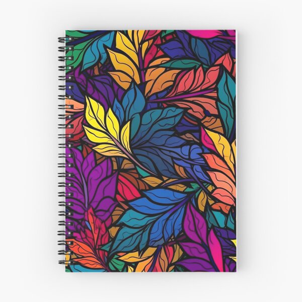 Item preview, Colorful Designed Leaf Themed Pattern designed and sold by mondmakes.