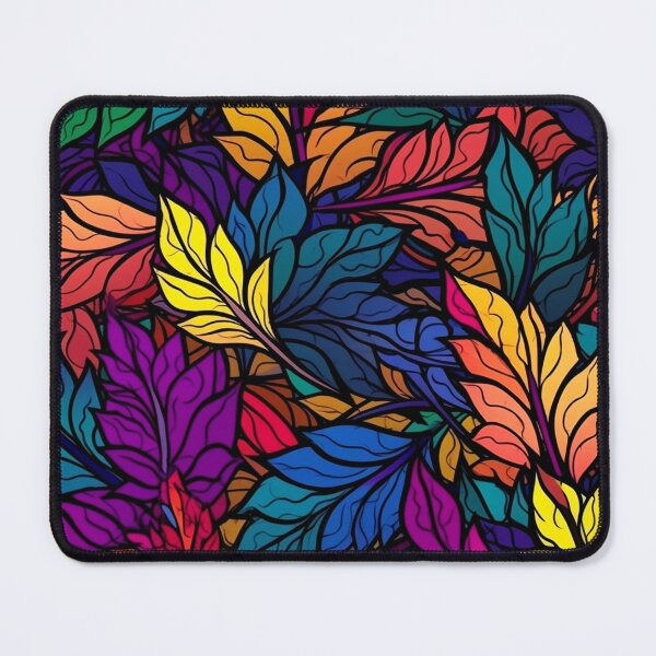 Item preview, Colorful Designed Leaf Themed Pattern designed and sold by mondmakes.