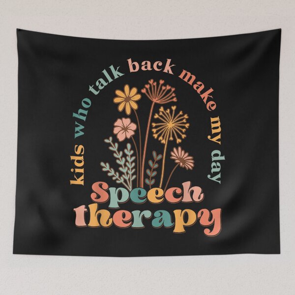 Item preview, Speech Therapy Kids Who Talk Back Makes My Day designed and sold by skeastore.