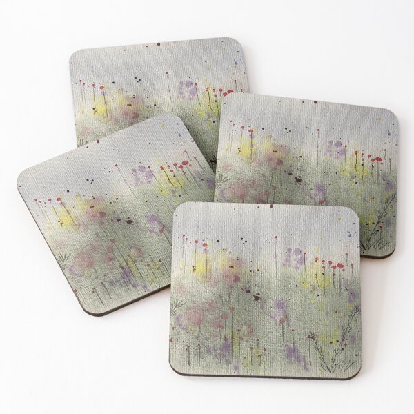 Item preview, Soft field of flowers watercolor designed and sold by ExpressionsbyC.