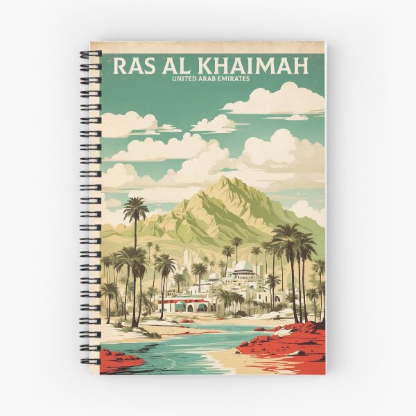 Artikelvorschau, Ras Al Khaimah Vereinigte Arabische Emirate Vintage Reisetourismus entworfen und verkauft von TravelersGems.