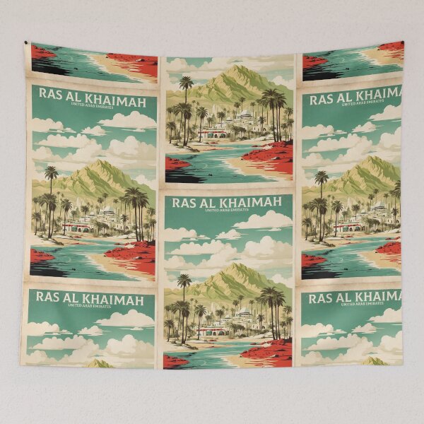 Item preview, Ras Al Khaimah United Arab Emirates Vintage Travel Tourism  designed and sold by TravelersGems.