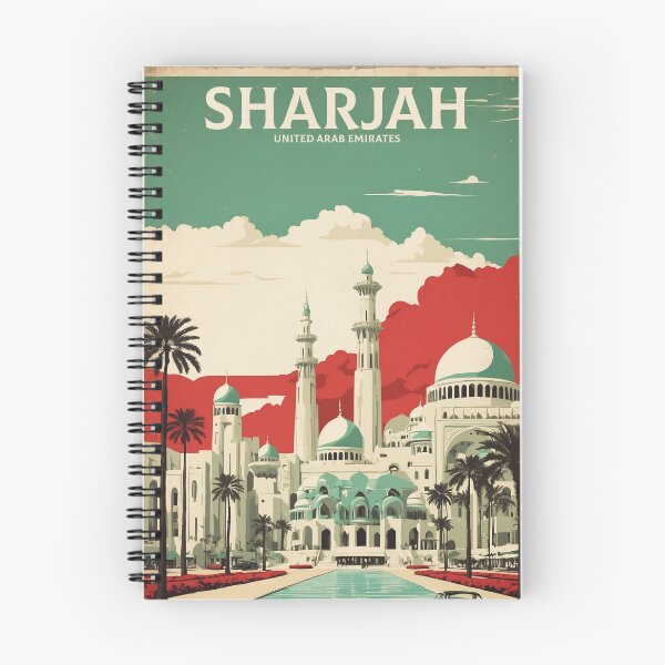 Item preview, Sharjah United Arab Emirates Vintage Travel Tourism  designed and sold by TravelersGems.
