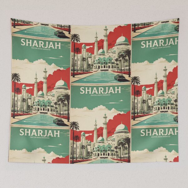 Item preview, Sharjah United Arab Emirates Vintage Travel Tourism  designed and sold by TravelersGems.