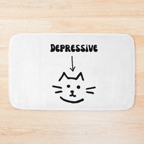 Item preview, Depressive Cool Funny Kitty Trope designed and sold by Maviartig.